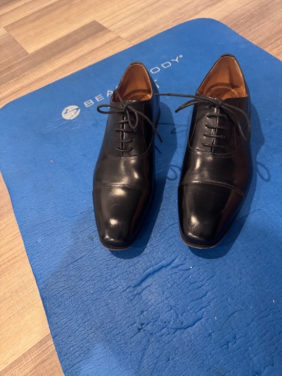 Florsheim Black Cap Toe Mens Dress Shoes